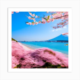 Cherry Blossoms Japan Art Print