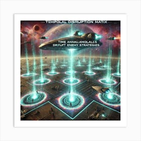 Temporal Disruption Matrix Enemy Confusion Art Print