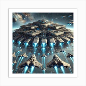 Zenith Carrier Launch Bays Art Print