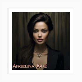 Angelina Jolie 2 Art Print