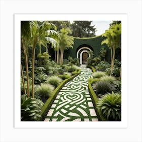 Garden Path 4 Art Print