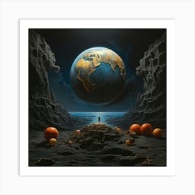 Earth And Oranges Art Print