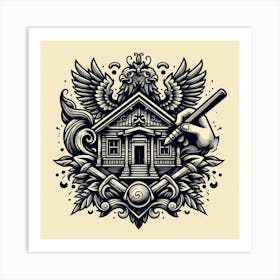 House Of Eagles Art Print