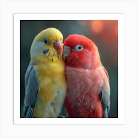 Two Birds In Love Art Print
