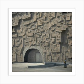 City Of Blocks Art Print