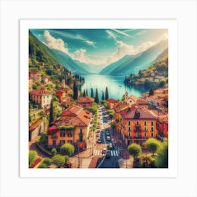 Lake Como 2 Art Print