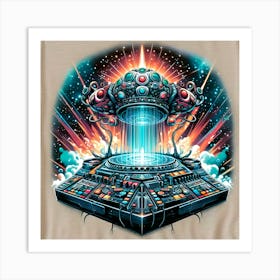 Spaceship Art Print