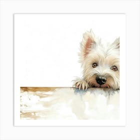 West Highland White Terrier Dog 3 Art Print