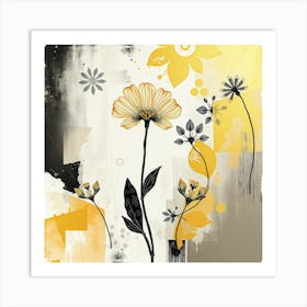 Yellow Flowers Art Print