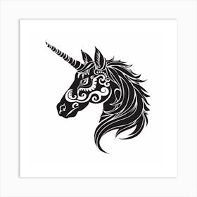 Unicorn Head 4 Art Print