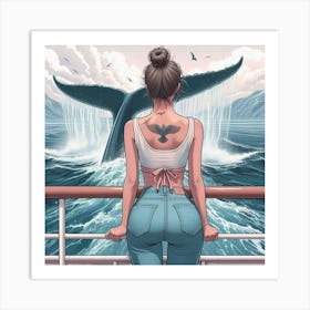 Whale Tales 2 Art Print