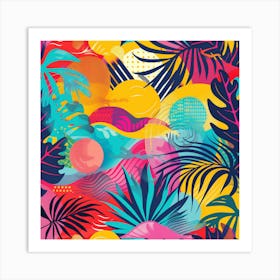 Tropical Background 1 Art Print