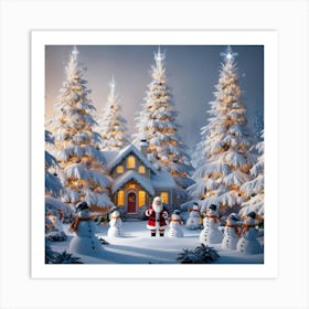 Santa Claus Art Print