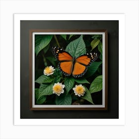 Butterfly Portrait Art Print