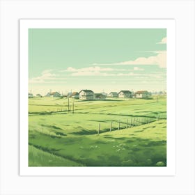 Landscape Painting 1 Art Print