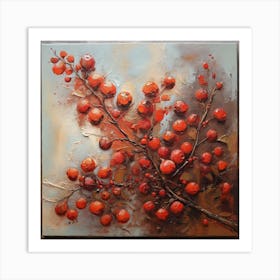 Rowan berries 3 Art Print