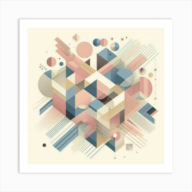 Geometric Shapes Art Print