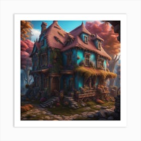 Fairytale House 1 Art Print