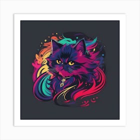 Cat Portrait Art Print