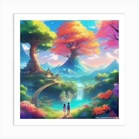 Nature Anime Art Print