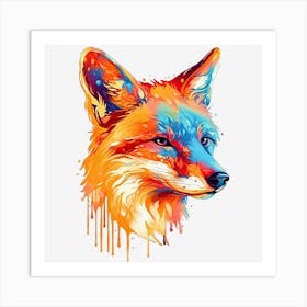 Fox Painting 2 Art Print