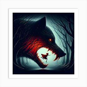 Red Riding Hood 2 Art Print