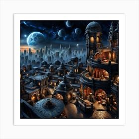 Fantasy City 21 Art Print