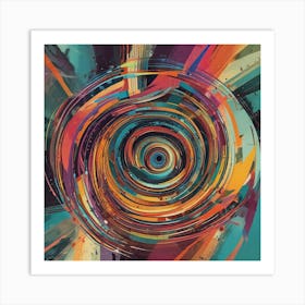 Spiral Vortex Art Print