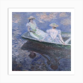 On The Boat Art Print