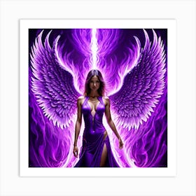 Angel Of Fire Art Print