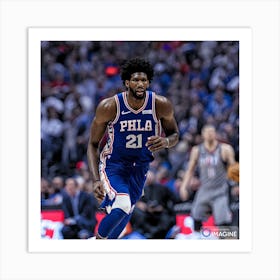 Joel Embiid AI Art Print