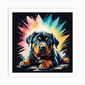 Little Dog Art Print