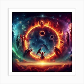 Nebula Art Print