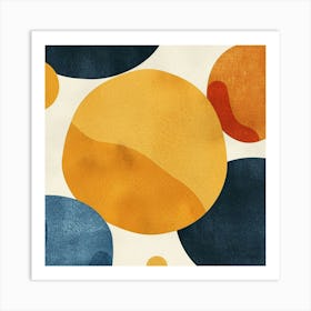 Abstract Circles 6 Art Print