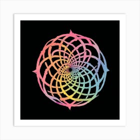 Asm Celtic Rainbow Spirals 63329c13 007f 41c3 A7bd D576a249f24c Art Print