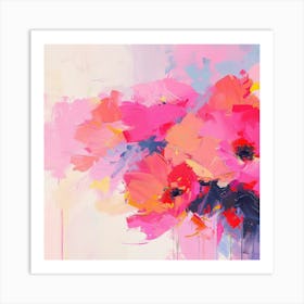 Abstract Of Flowers Art Print