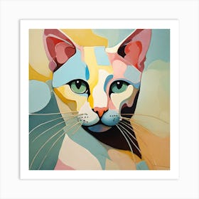 Cat Painting Art Print