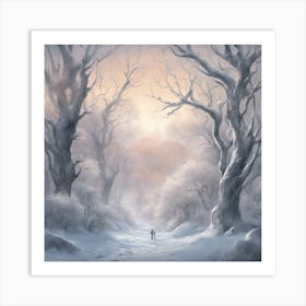 970282 In Winter, The Landscape Transforms Into A Serene Xl 1024 V1 0 Art Print