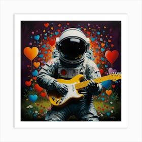 Space love songs Art Print