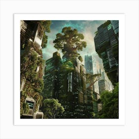 Futuristic Cityscape 5 Art Print