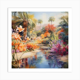 Ephemeral Elegance: Sensual Watercolour Dreamscape Art Print