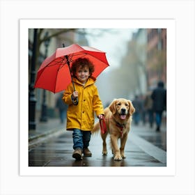 Flux Dev A Young Boy With Bright Brown Eyes Messy Curly Brown 3 Art Print