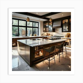 Modern Kitchen Art Print