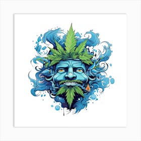 Weed Man Art Print