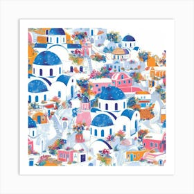 Santorini 24 Art Print