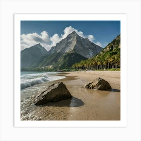 St Lucia Beach Art Print