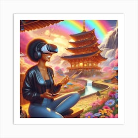 Vr Headset 2 Art Print