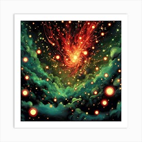 Radiant Sparks 6 1 Art Print