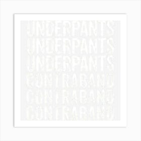 Underpants Underpants Underpants Art Print