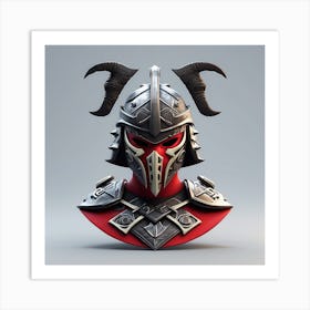 Helmet Of A Warrior Art Print